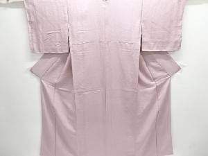 菊尽くし模様織り出し一つ紋色無地着物